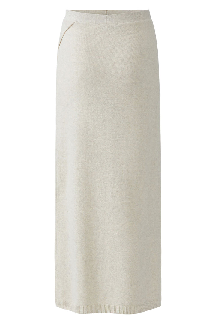 Beige skirt on a white background