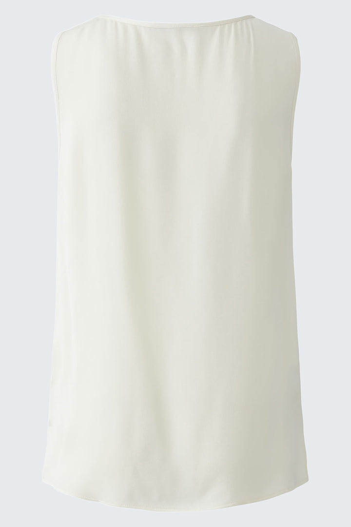 Oui 91987 Gardenia Off White Sleeveless Top 1018