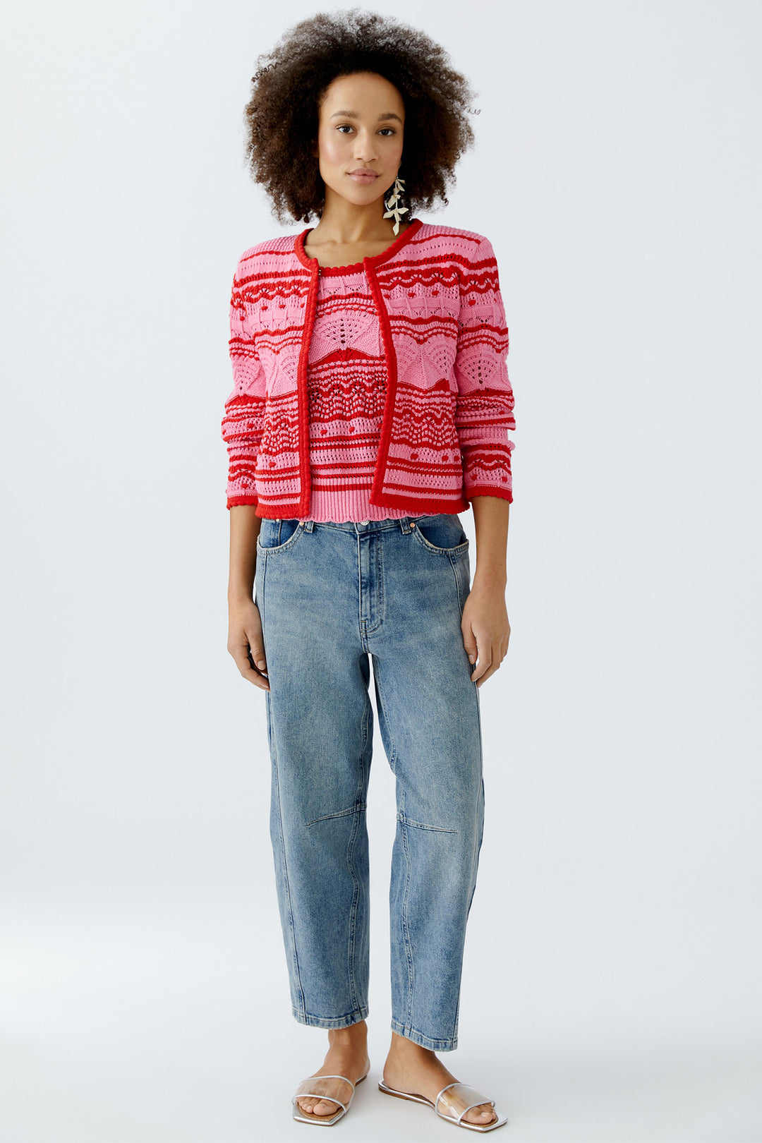 Oui Cardigan 93585 Pink Rose 0333 - Olivia Grace Fashion