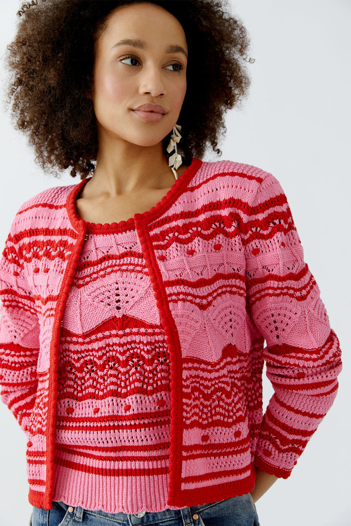 Oui Cardigan 93585 Pink Rose 0333 - Olivia Grace Fashion