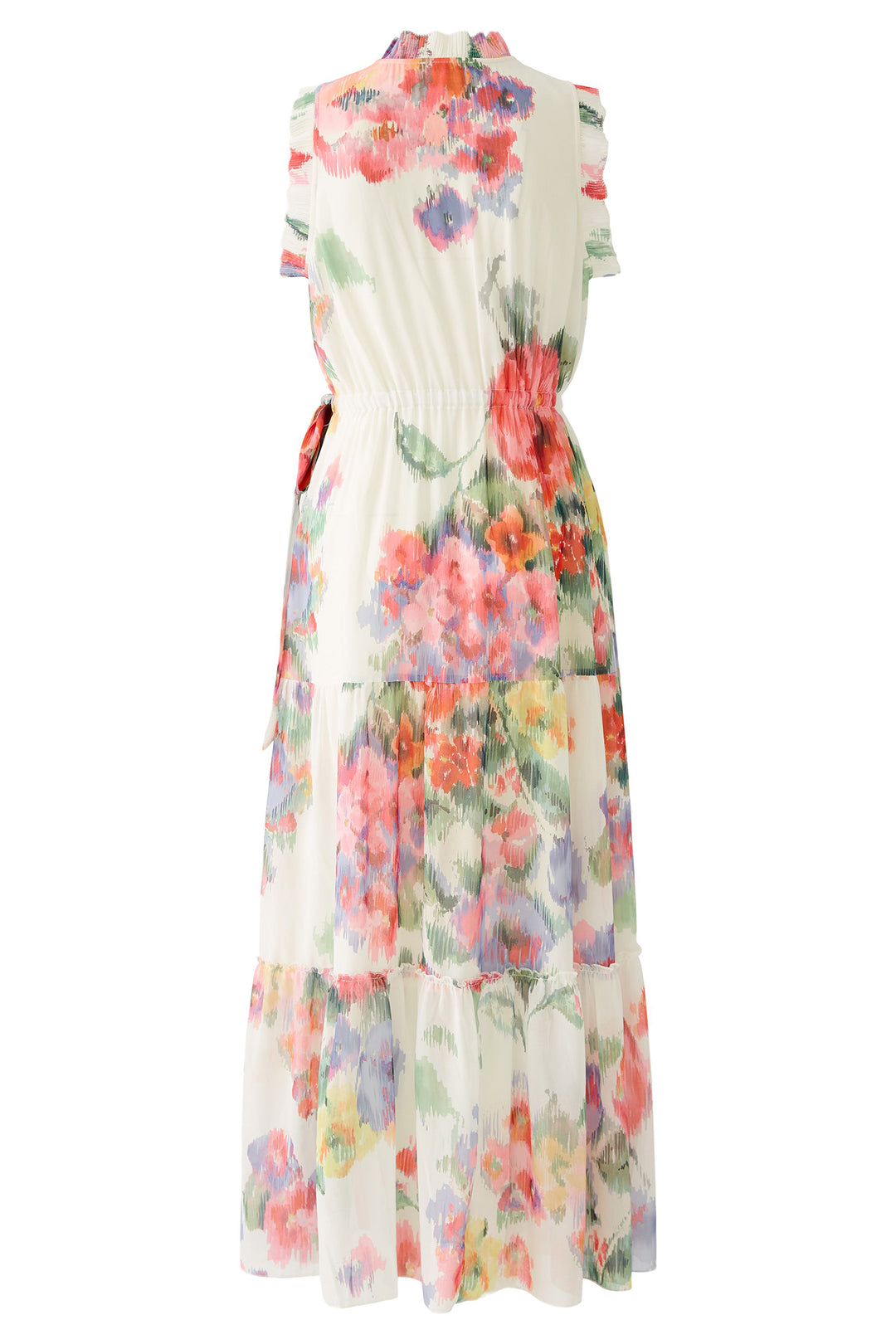 Oui Dress High Neck Floral Print 92857 0336 - Olivia Grace Fashion