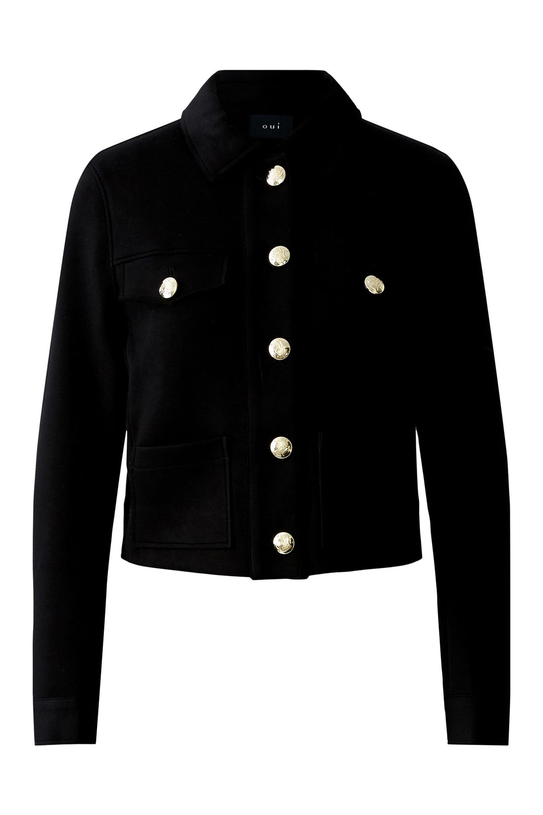 Oui Jacket 92834 Black 9990 - Olivia Grace Fashion
