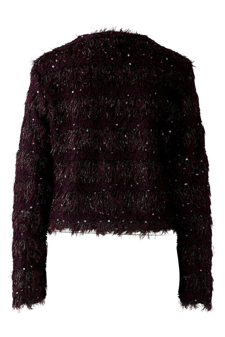 Oui Jacket 95696 Bramble Berry Red 3912 - Olivia Grace Fashion