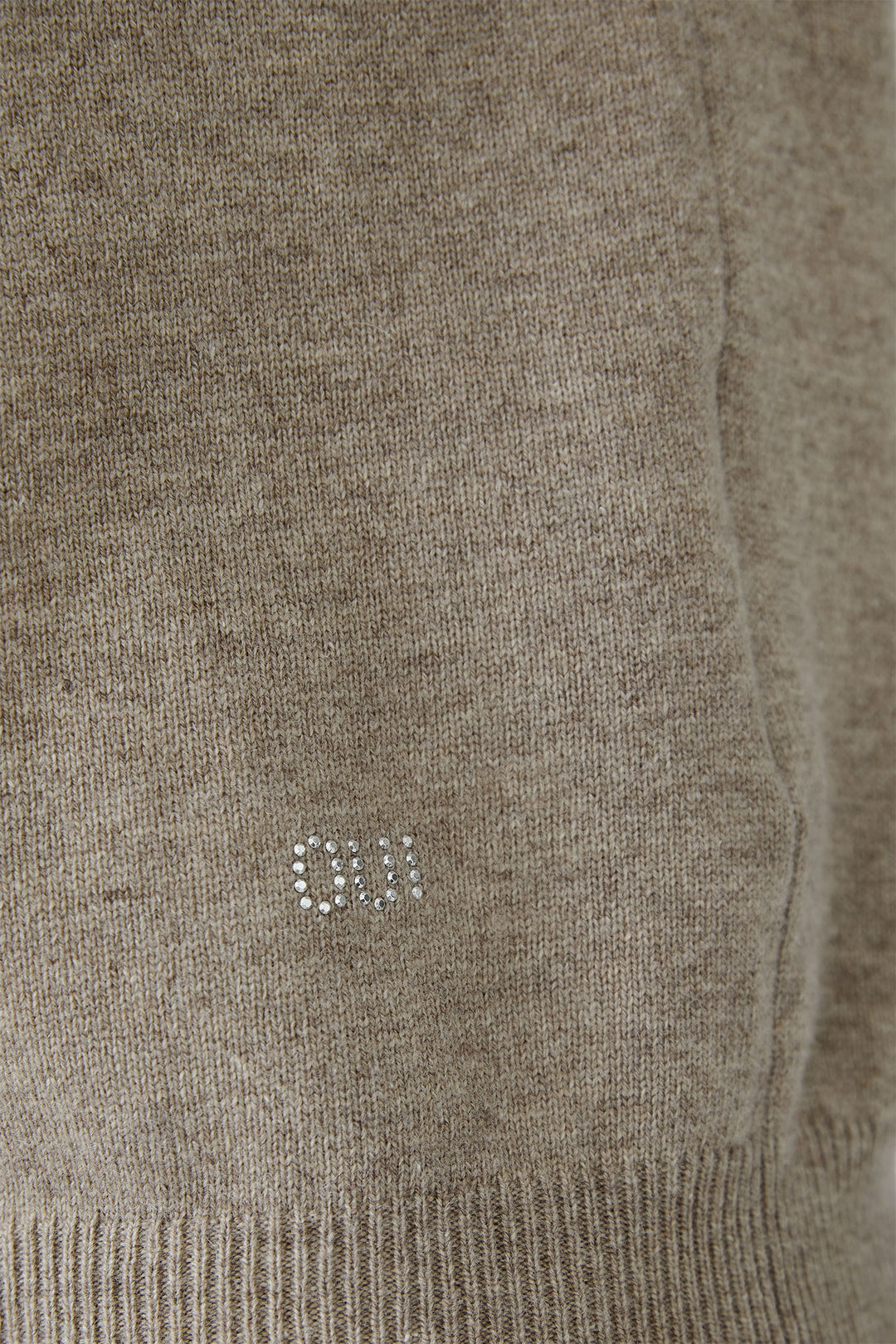 Oui Jumper 94150 Short Sleeve Smokey Taupe 8151 - Olivia Grace Fashion