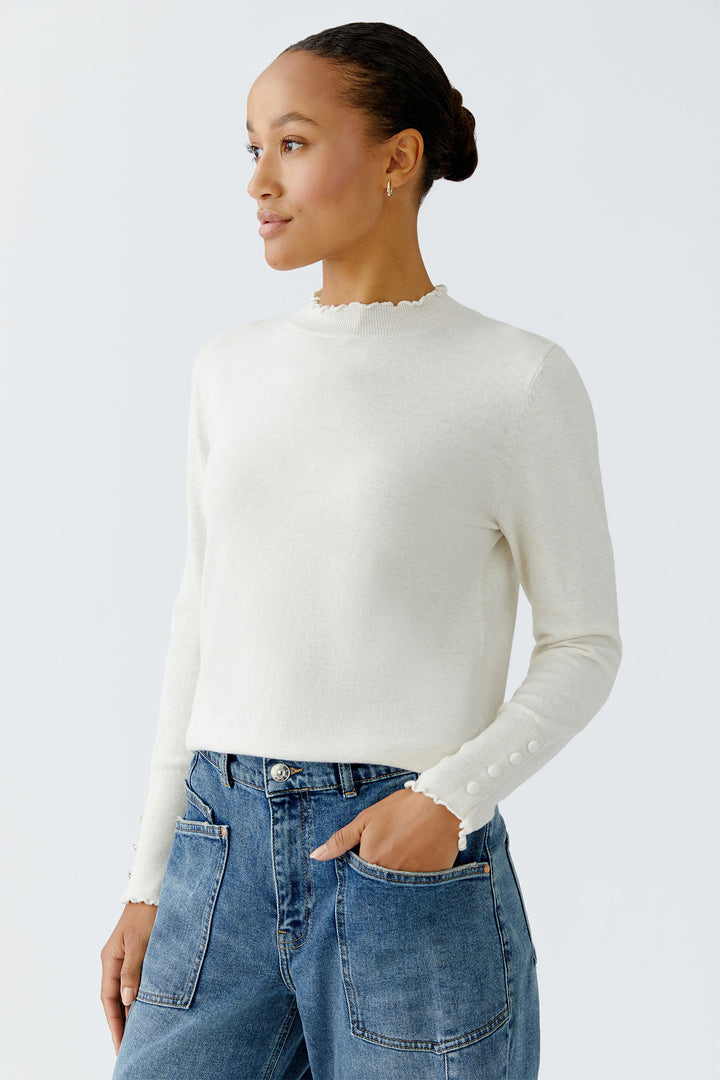 Oui Jumper 94277 Off White 1021 - Olivia Grace Fashion