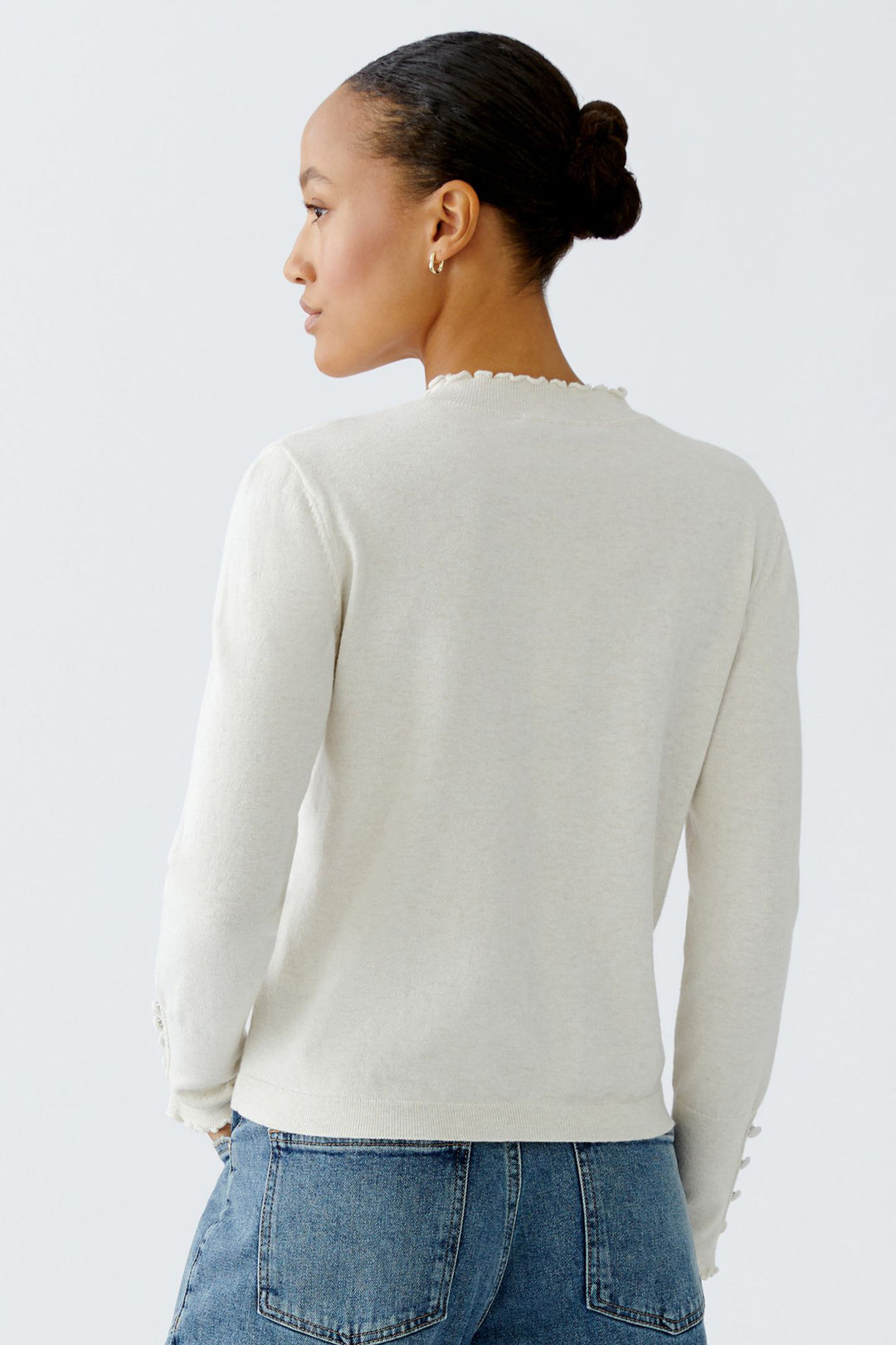 Oui Jumper 94277 Off White 1021 - Olivia Grace Fashion