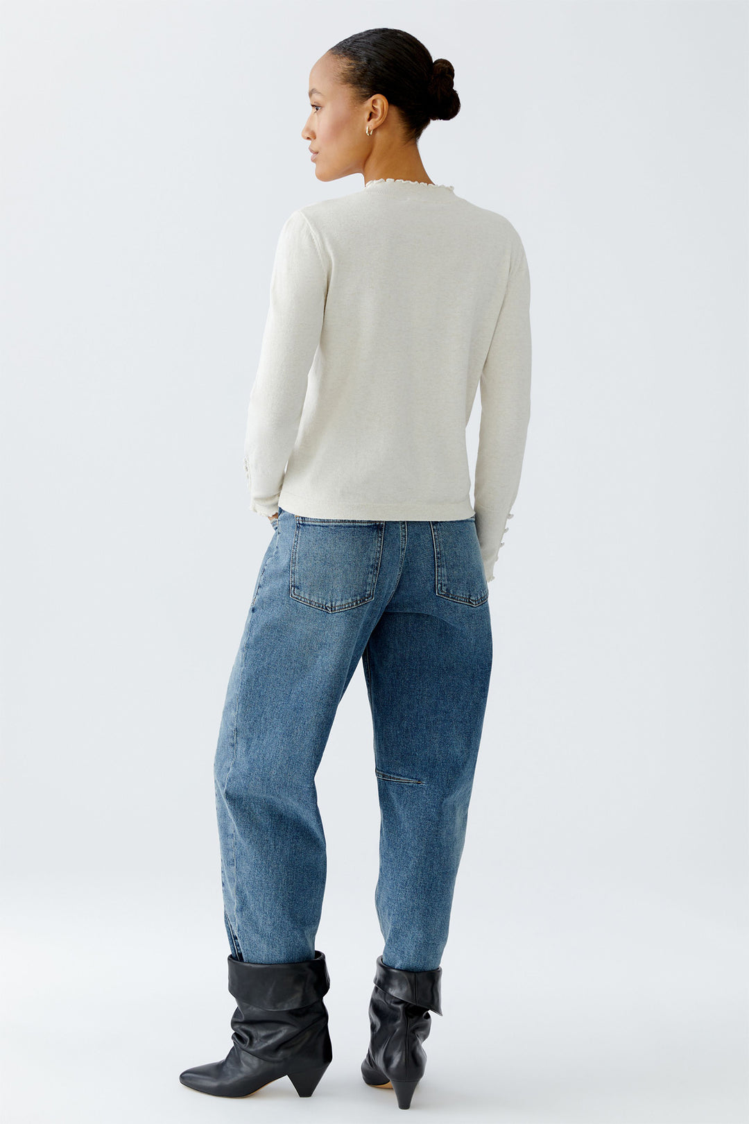 Oui Jumper 94277 Off White 1021 - Olivia Grace Fashion