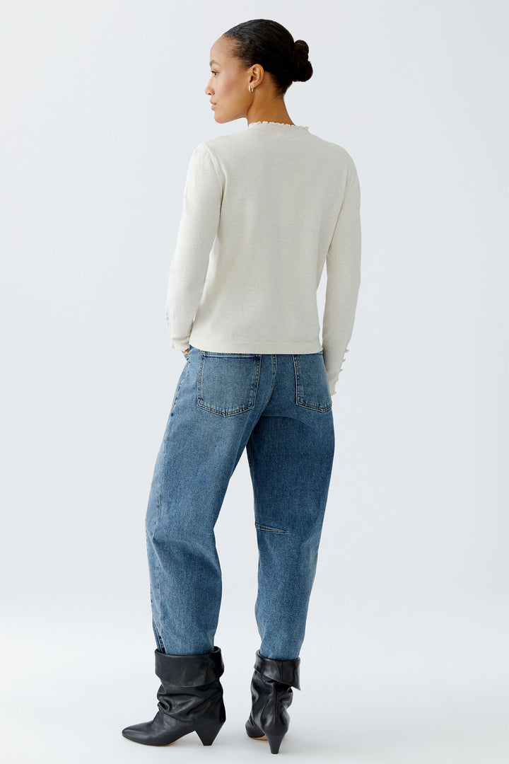 Oui Jumper 94277 Off White 1021 - Olivia Grace Fashion