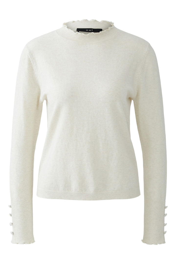 Oui Jumper 94277 Off White 1021 - Olivia Grace Fashion