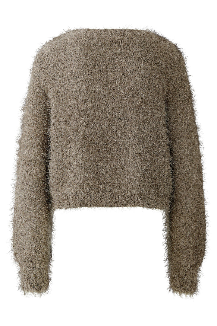 Oui Jumper 94604 Smokey Taupe 8151 - Olivia Grace Fashion