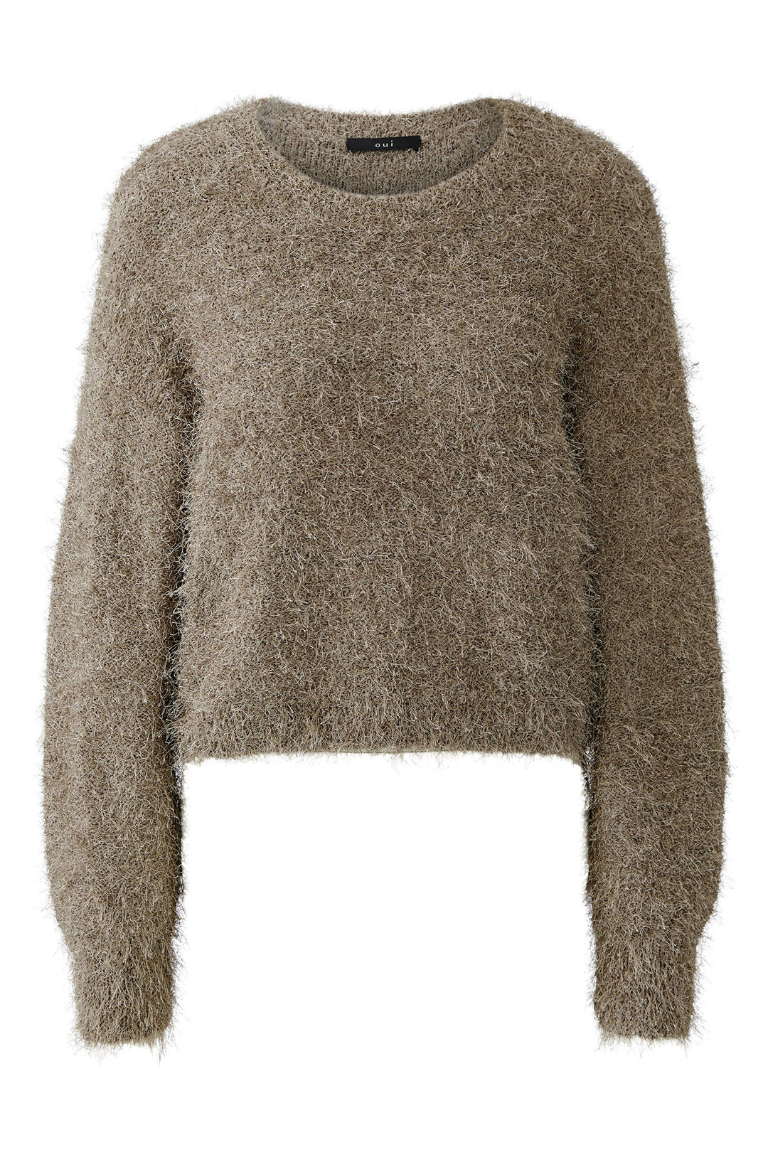 Oui Jumper 94604 Smokey Taupe 8151 - Olivia Grace Fashion