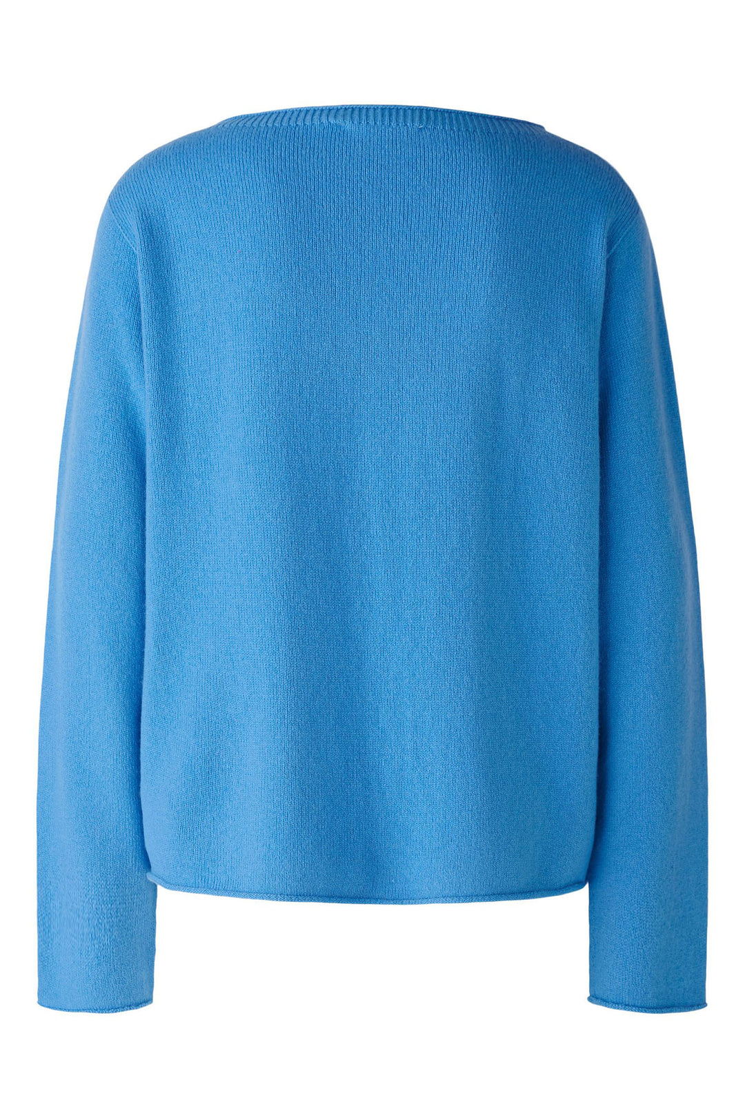 Oui Jumper Cornflower Blue Boat Neck 89946-5340 - Olivia Grace Fashion