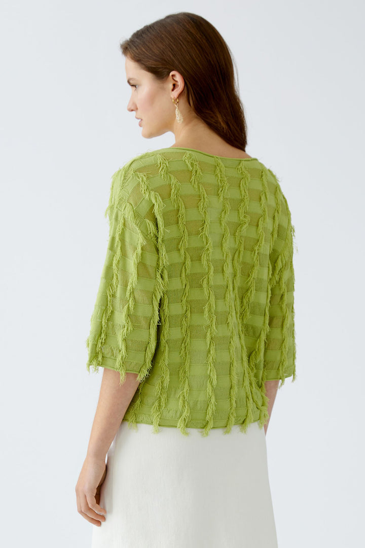 Oui Jumper Pea Green 93318 6206 - Olivia Grace Fashion