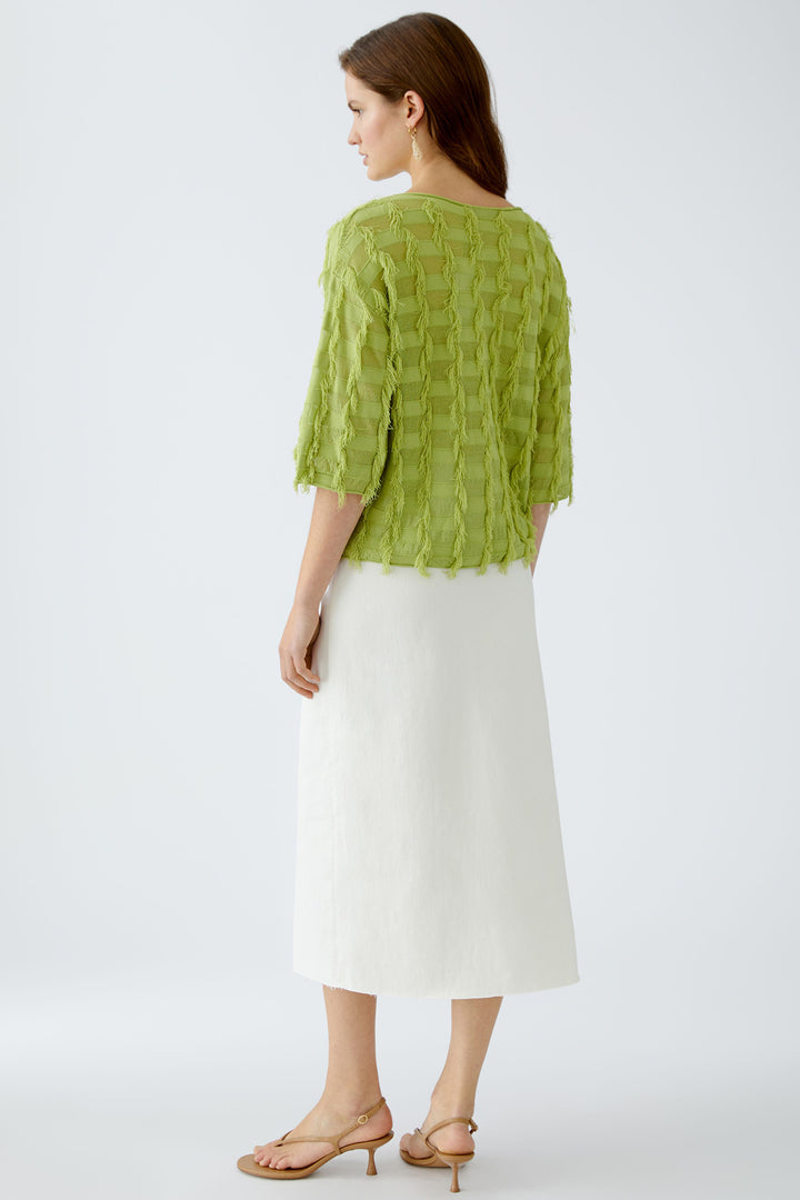 Oui Jumper Pea Green 93318 6206 - Olivia Grace Fashion