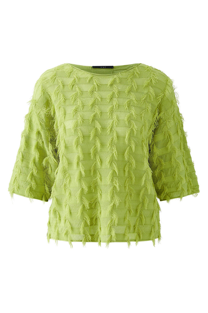 Oui Jumper Pea Green 93318 6206 - Olivia Grace Fashion