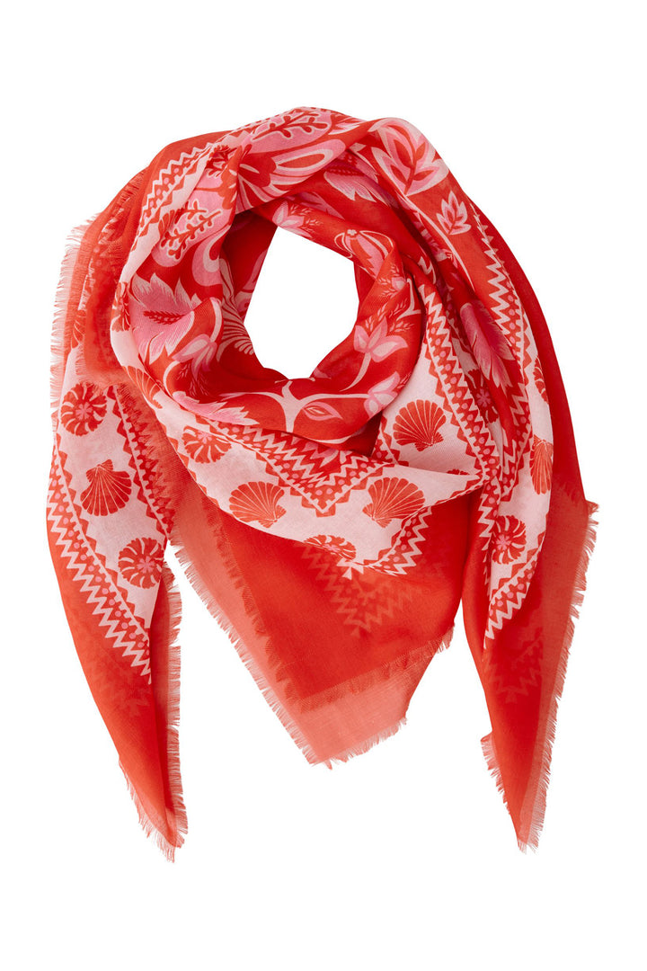 Oui Scarf 93743 Red Rose - Olivia Grace Fashion