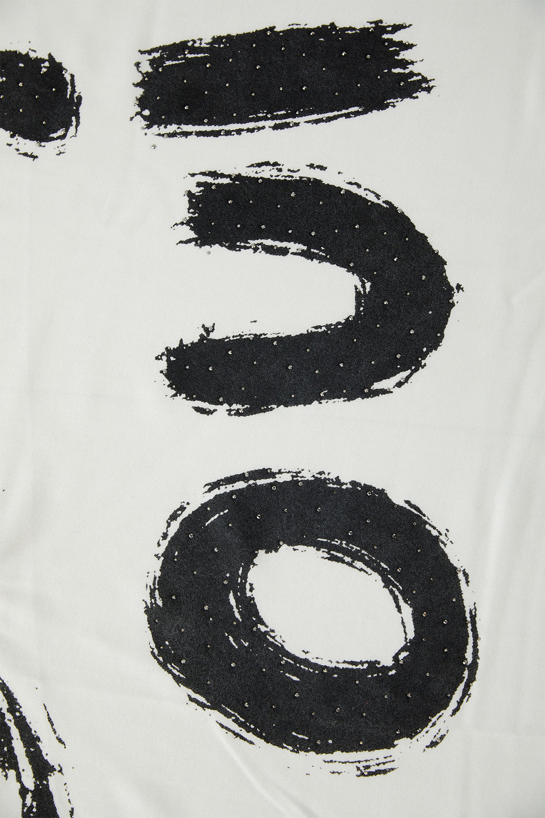 Oui Scarf 95136 White Black 0109 - Olivia Grace Fashion