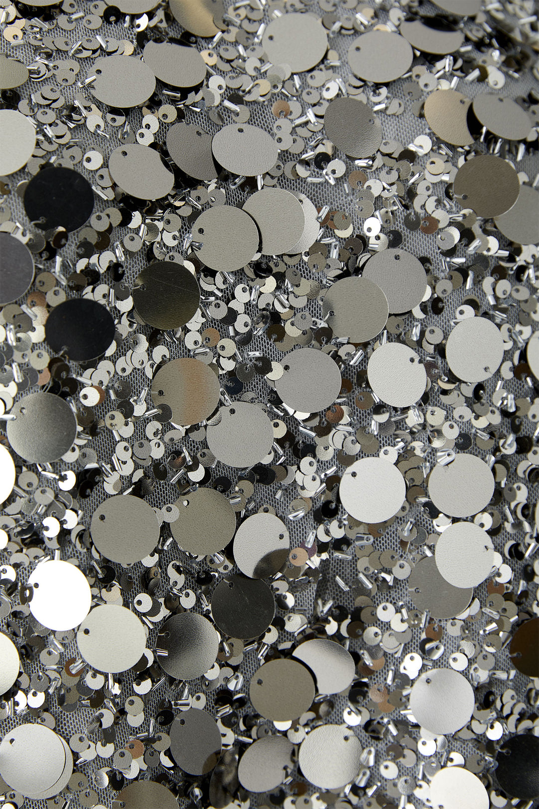 Oui Sequin Top 95123 Gunmetal Sleeveless 9642 - Olivia Grace Fashion