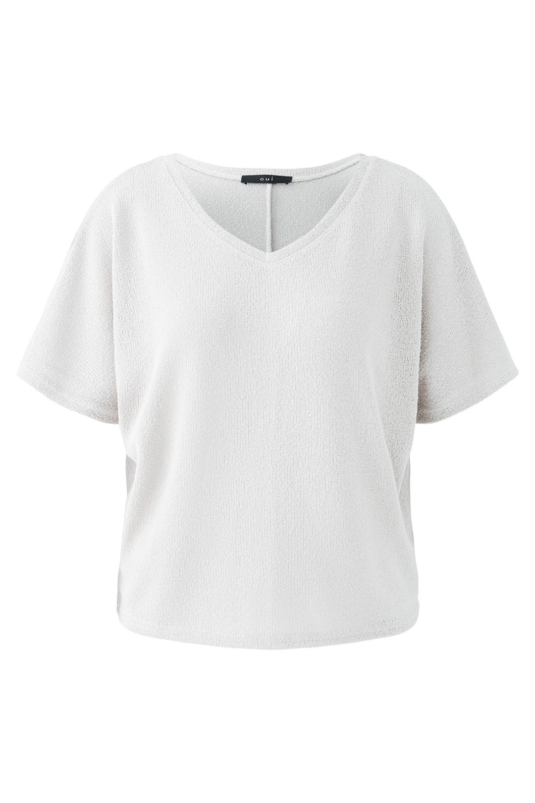 Oui T-Shirt Cloud Dancer White 92900 1006 - Olivia Grace Fashion