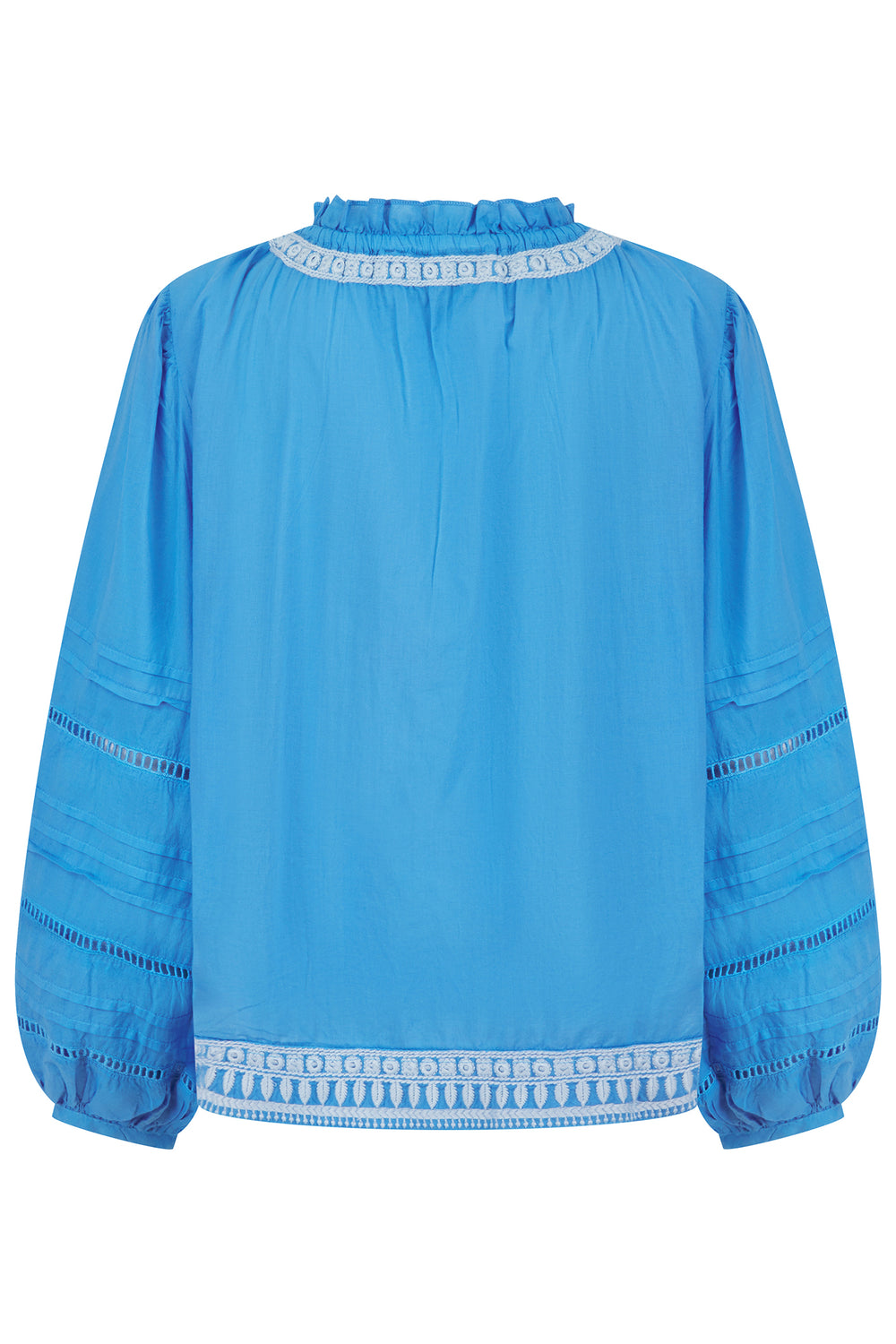 Pranella Blouse August Cornflower Blue - Olivia Grace Fashion