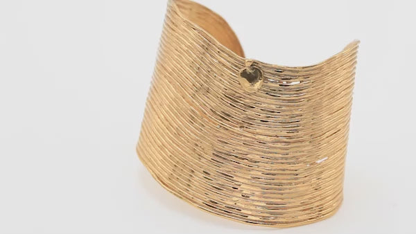 Gas Bijoux Wave Gold Plated Bracelet