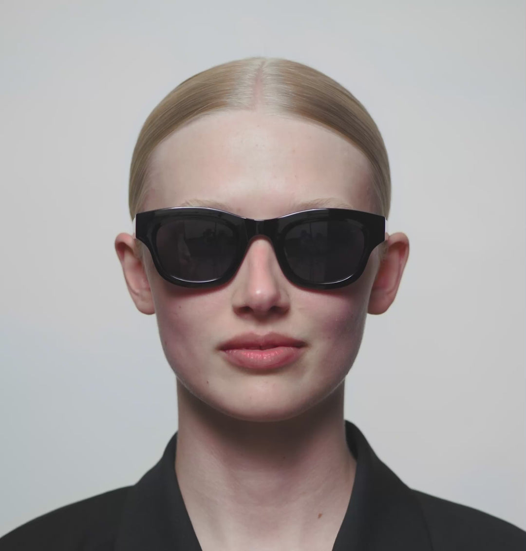 A.Kjaerbede Lane KL2412 Black Sunglasses - Olivia Grace Fashion