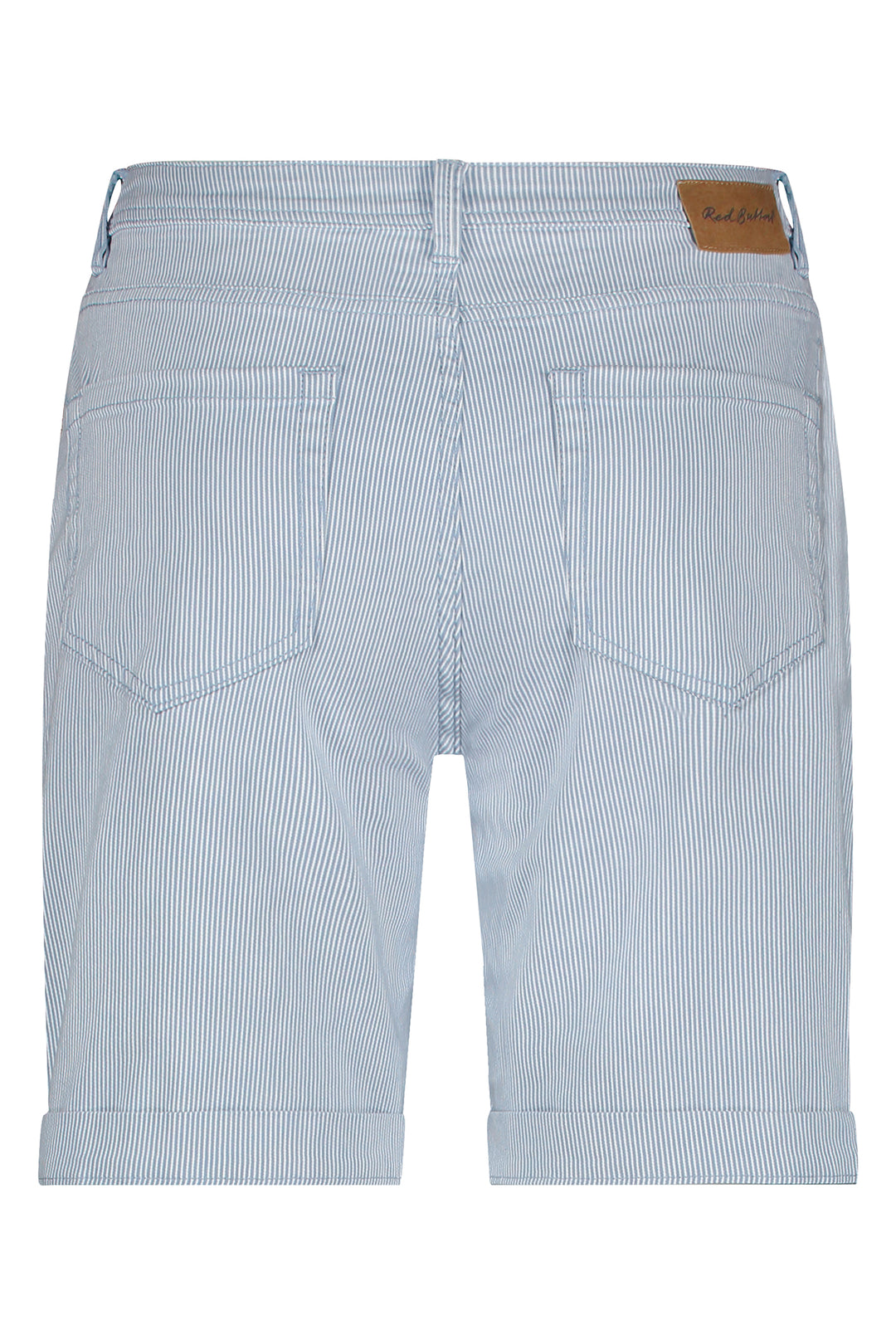 Red Button Bibette Short Bleach Blue Denim Stripe SRB4420 - Olivia Grace Fashion