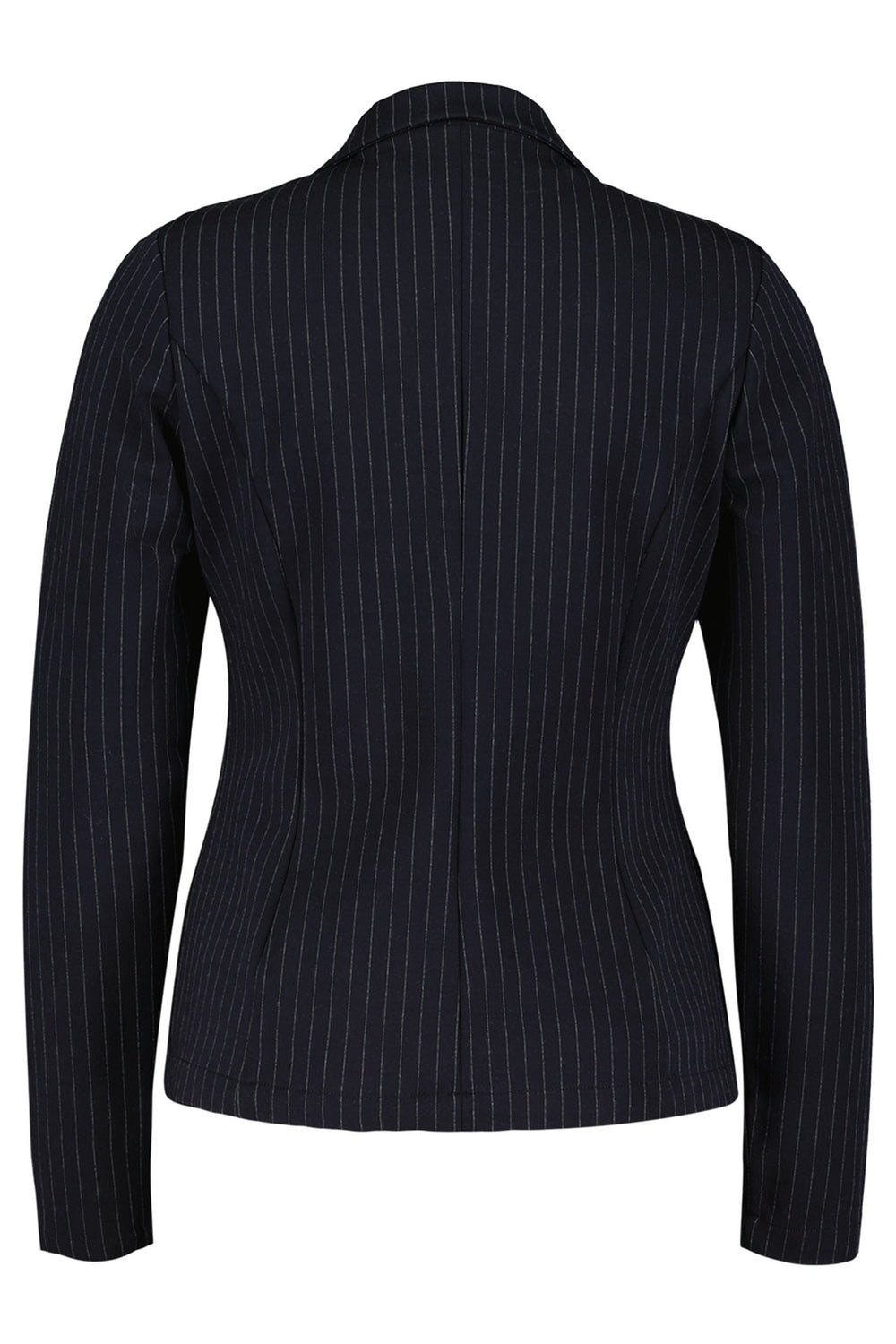 Red Button Blazer Jacket Black Punta Pinstripe SRB4367 - Olivia Grace Fashion