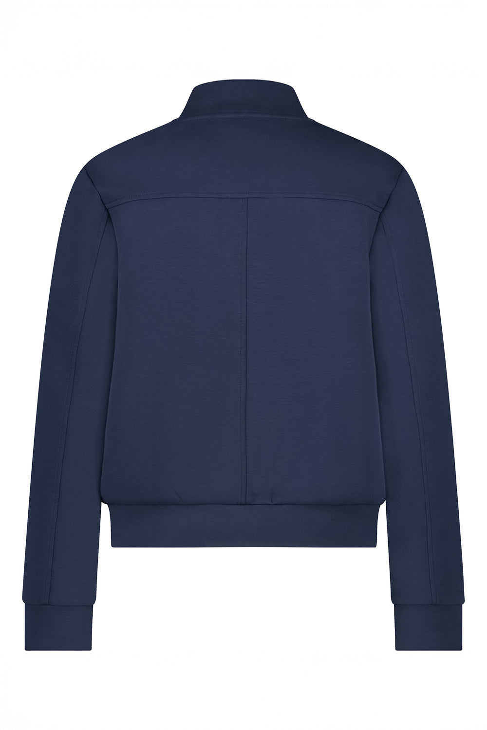 Red Button Bomber Jacket Scuba Navy SRB4529 - Olivia Grace Fashion