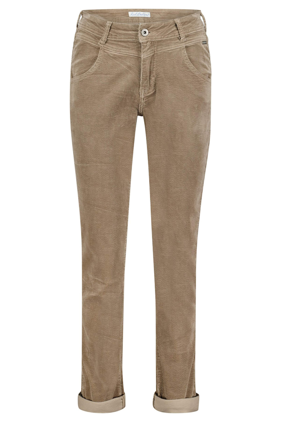 Red Button SRB4084 Sienna Taupe Corduroy Trousers - Olivia Grace Fashion