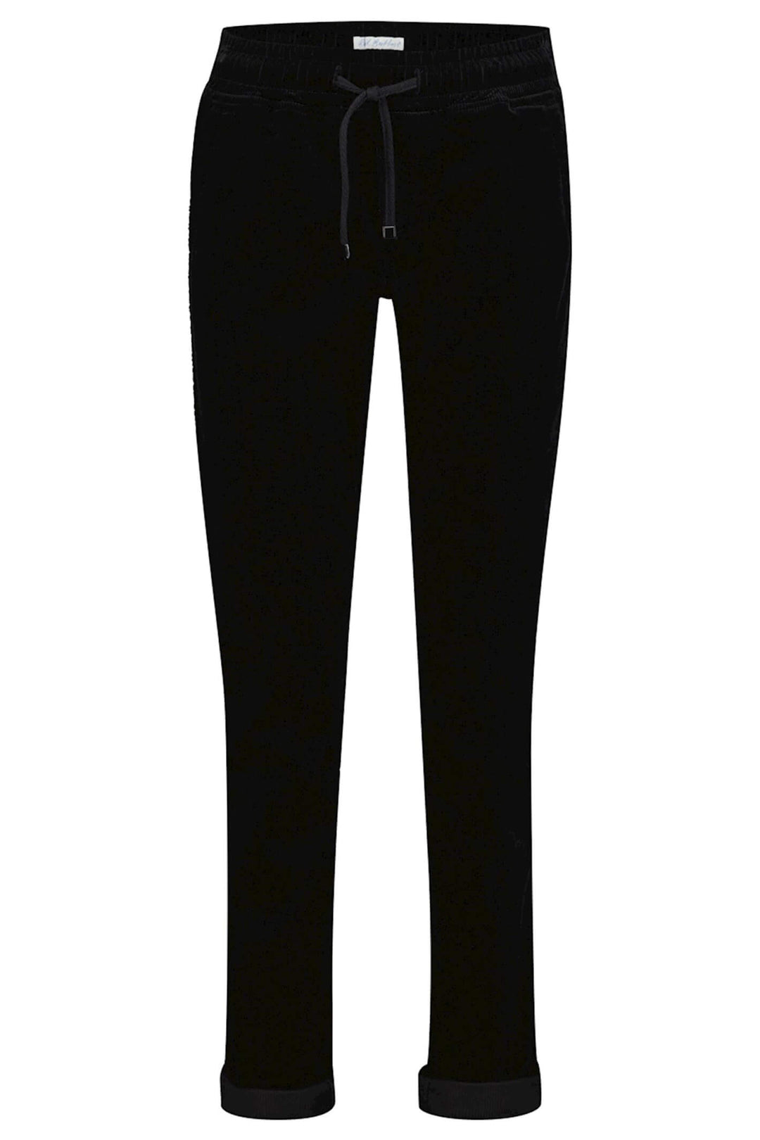 Red Button SRB4142 Tessy Black Corduroy Pull-On Trousers - Olivia Grace Fashion