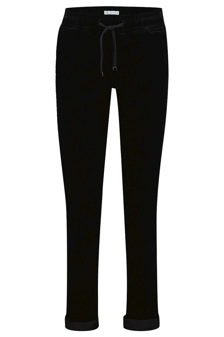 Red Button SRB4142 Tessy Black Corduroy Pull-On Trousers - Olivia Grace Fashion