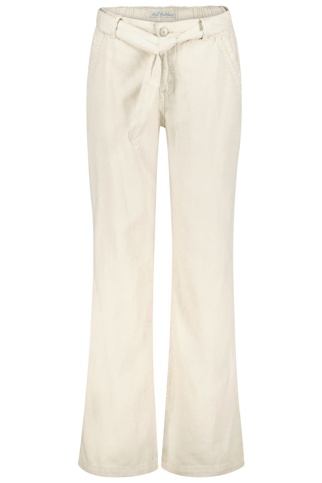 Red Button SRB4169A Colette Pearl Cream Cotton Linen Trousers 69cm - Olivia Grace Fashion