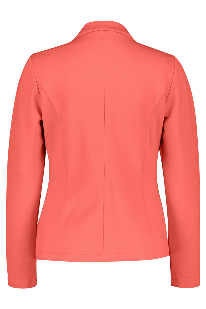 Red Button SRB4213 Flamingo Coral Two Button Blazer Jacket - Olivia Grace Fashion