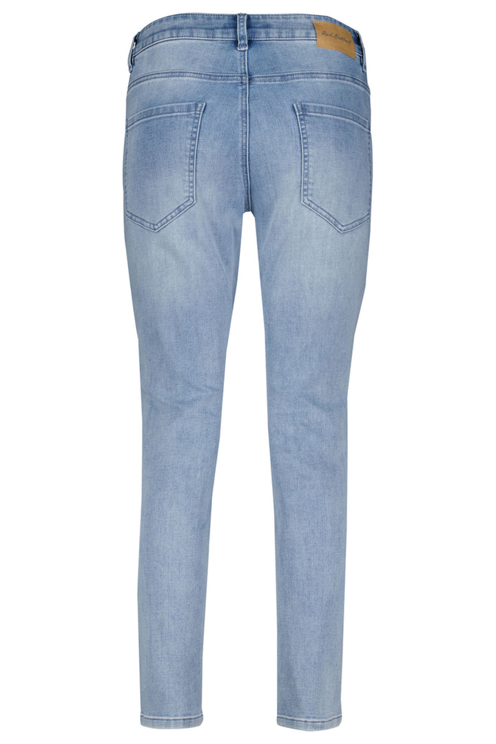 Red Button SRB4226 Sissy Blue Bleach and Embroidered Jeans - Olivia Grace Fashion