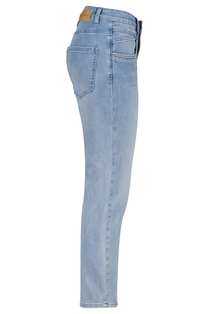 Red Button SRB4226 Sissy Blue Bleach and Embroidered Jeans - Olivia Grace Fashion