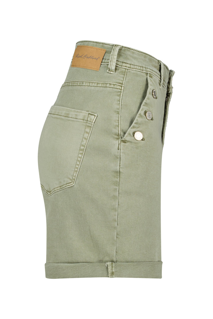 Red Button SRB4229 Bibette Tea Green Denim Shorts - Olivia Grace Fashion