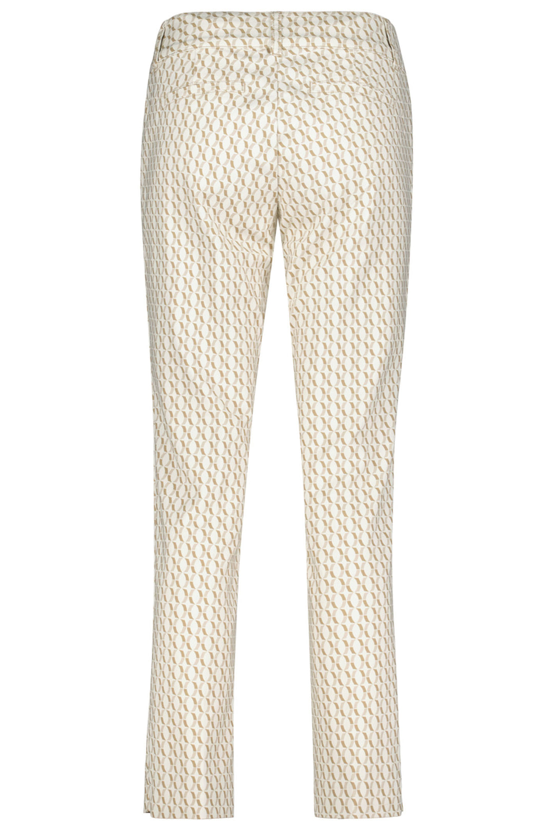 Red Button SRB4248 Diana Pearl Cream Multi Fancy Circle Trousers - Olivia Grace Fashion