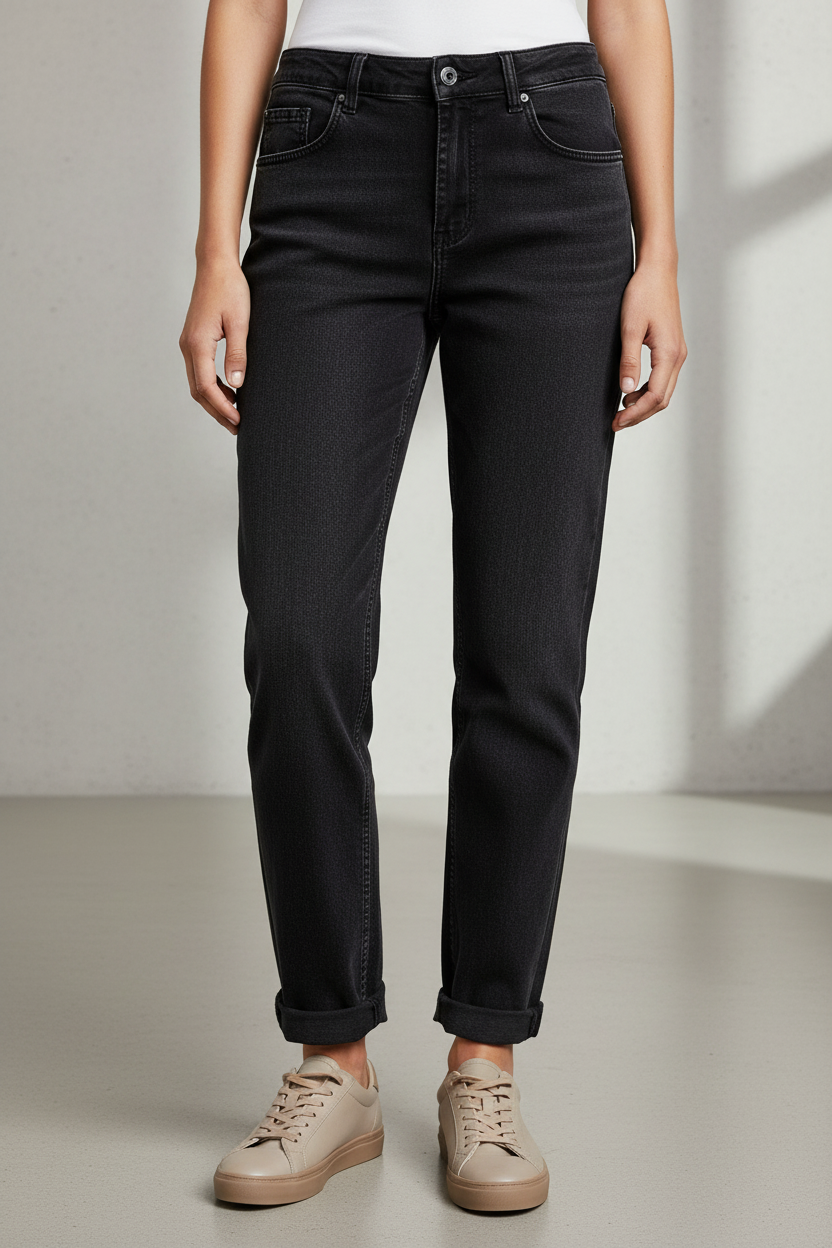 Red Button Caitlina Sidepatch Jeans, Midstone