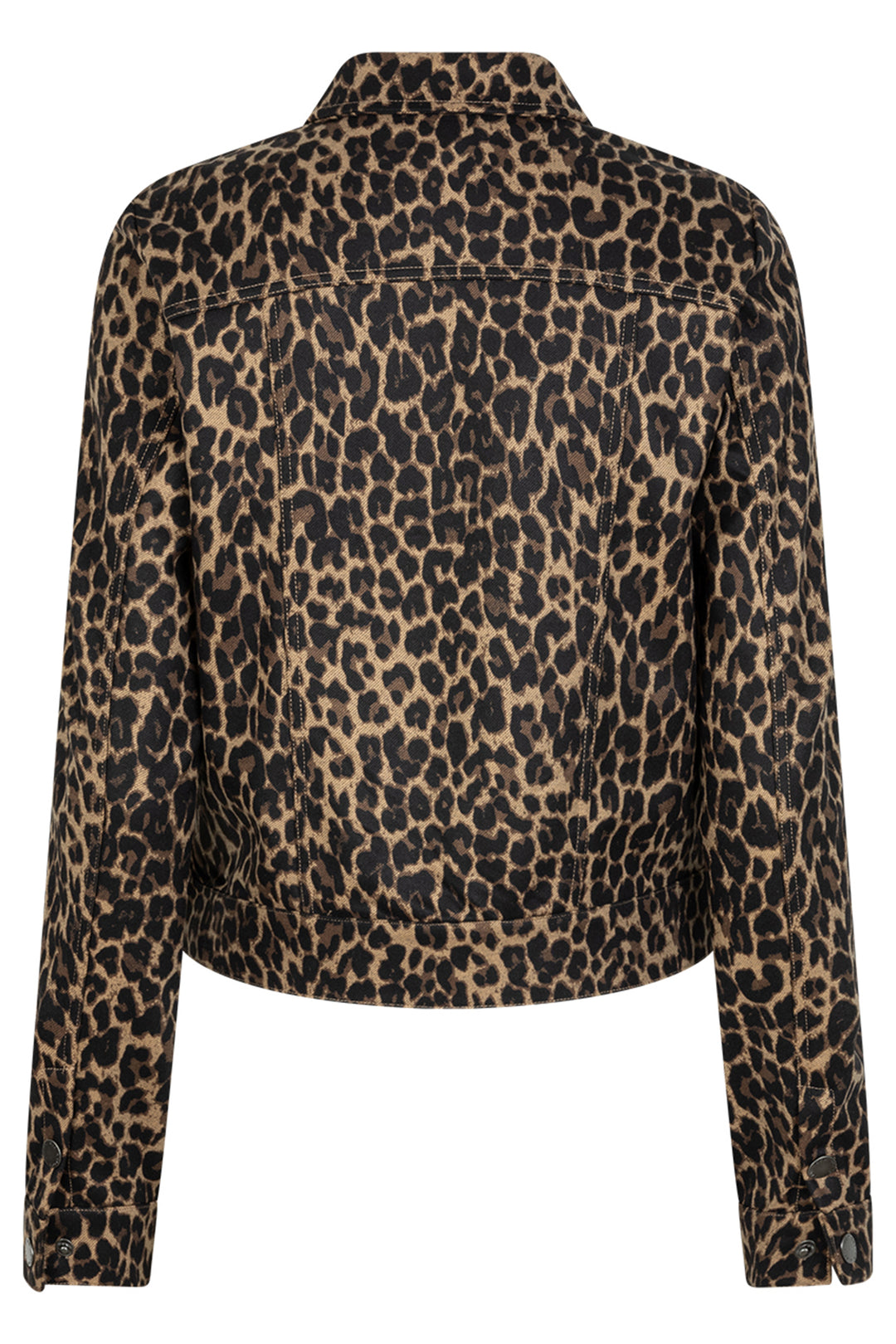 Red Button SRB4614 Leopard Print Jean Style Jacket