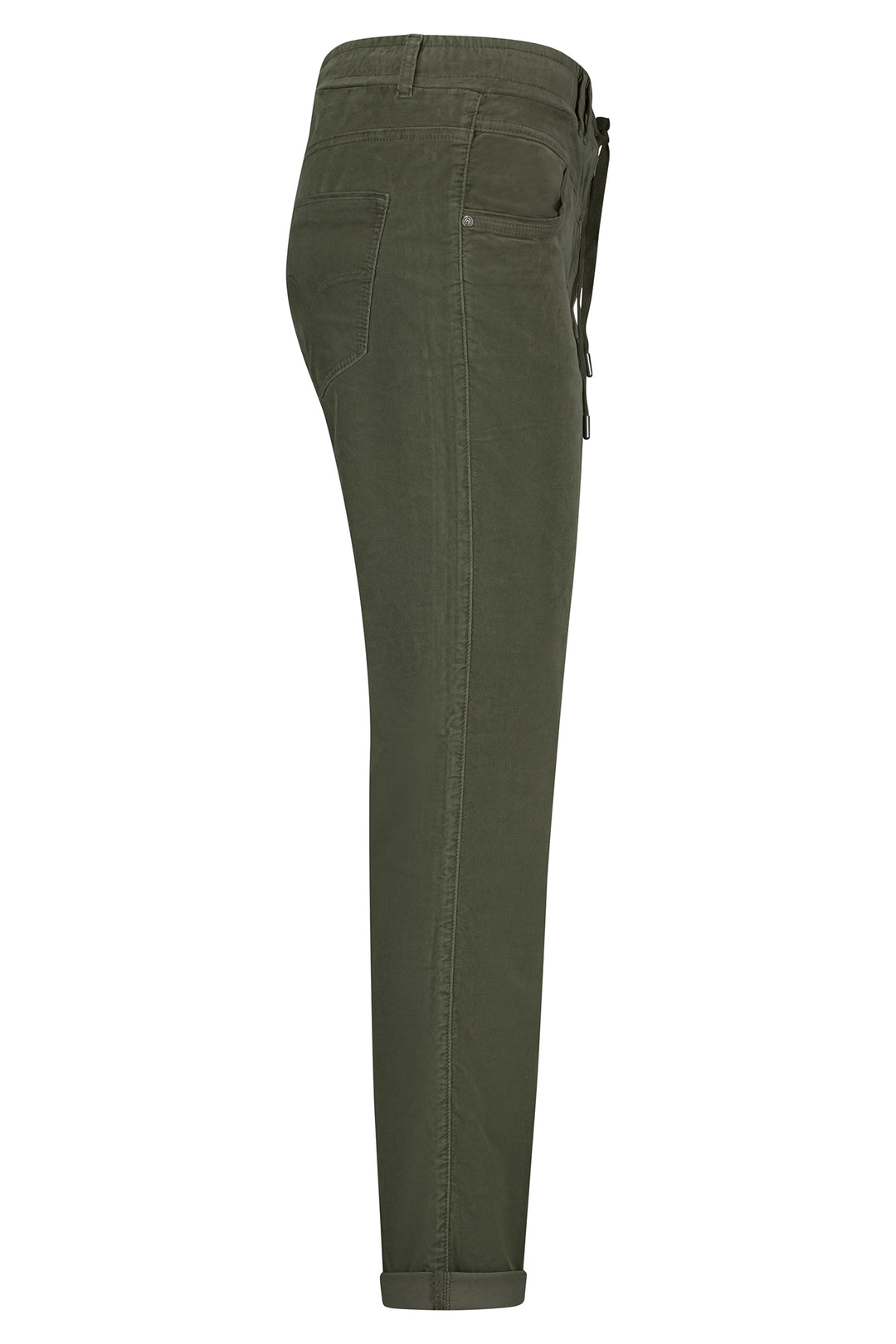 Red Button SRB4655 Tessy Khaki Green Velvet Trousers