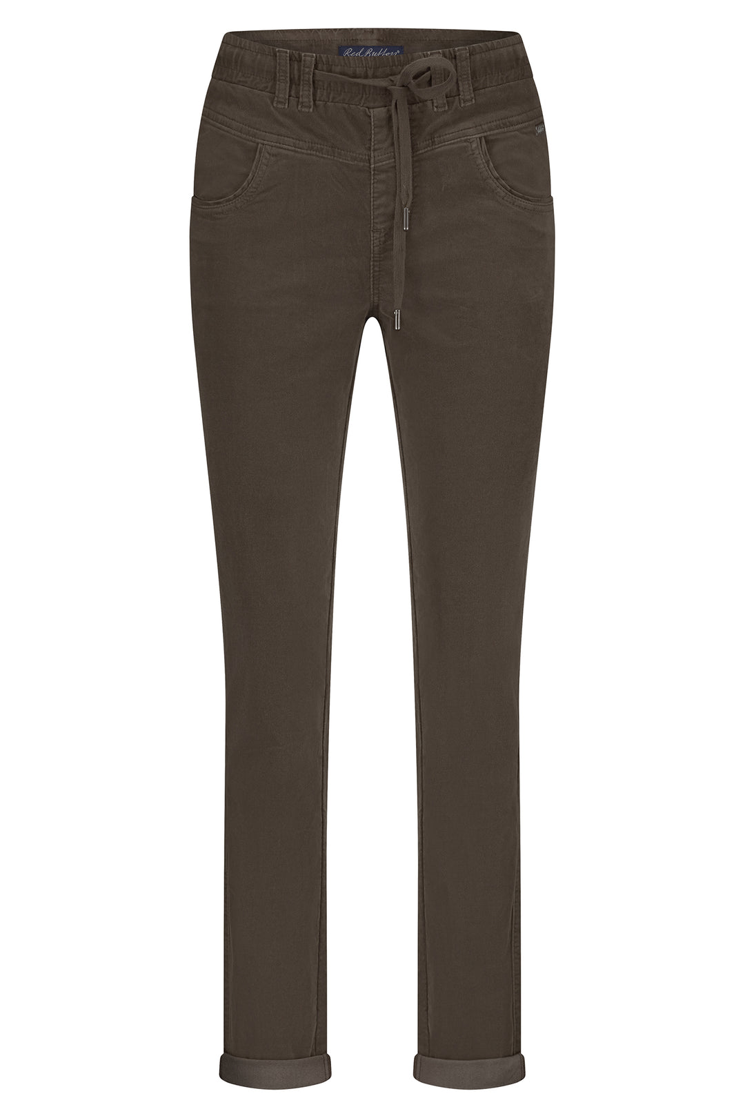 Red Button SRB4655 Tessy Mud Brown Velvet Trousers