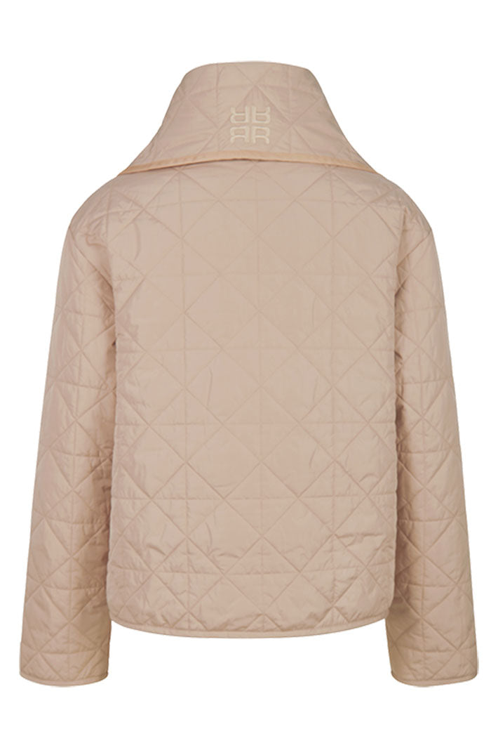 Riani Quilted Outdoor Jacket Seed Beige 532030-4385 - Olivia Grace Fashion