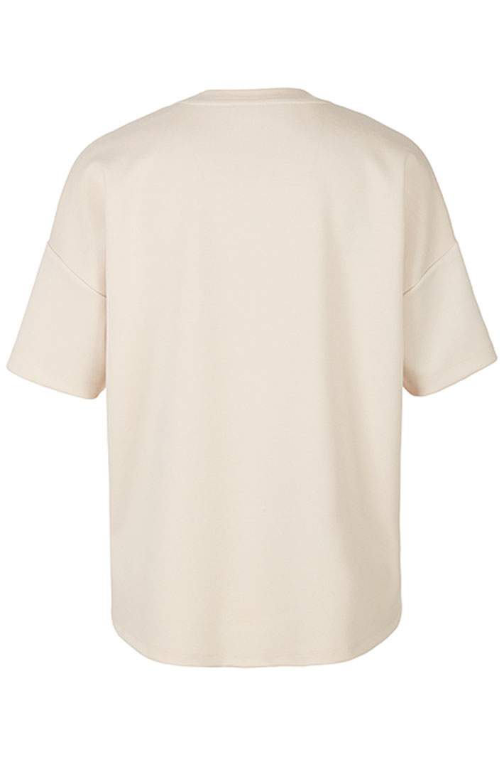 Riani Women's Jersey Sweatshirt Wheat Cream Short Sleeve 478140-8190-802 - Olivia Grace Fashion