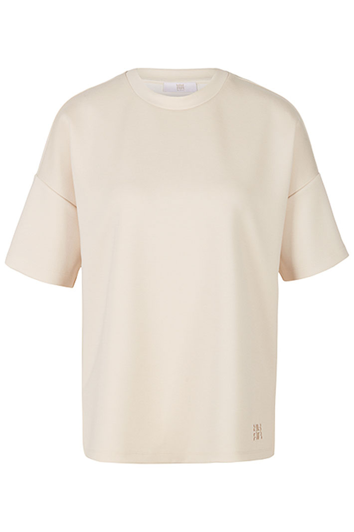 Riani Women's Jersey Sweatshirt Wheat Cream Short Sleeve 478140-8190-802 - Olivia Grace Fashion