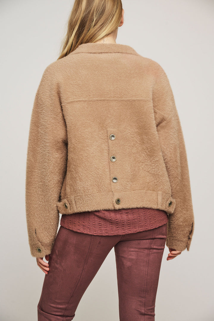Rino & Pelle Box Jacket Twig Brown Bubbly 5002413 - Olivia Grace Fashion