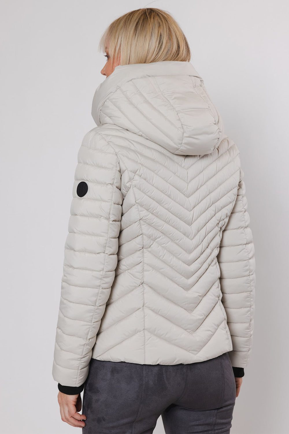 Rino & Pelle Padded Jacket Birch Cream Erin 7002412 - Olivia Grace Fashion