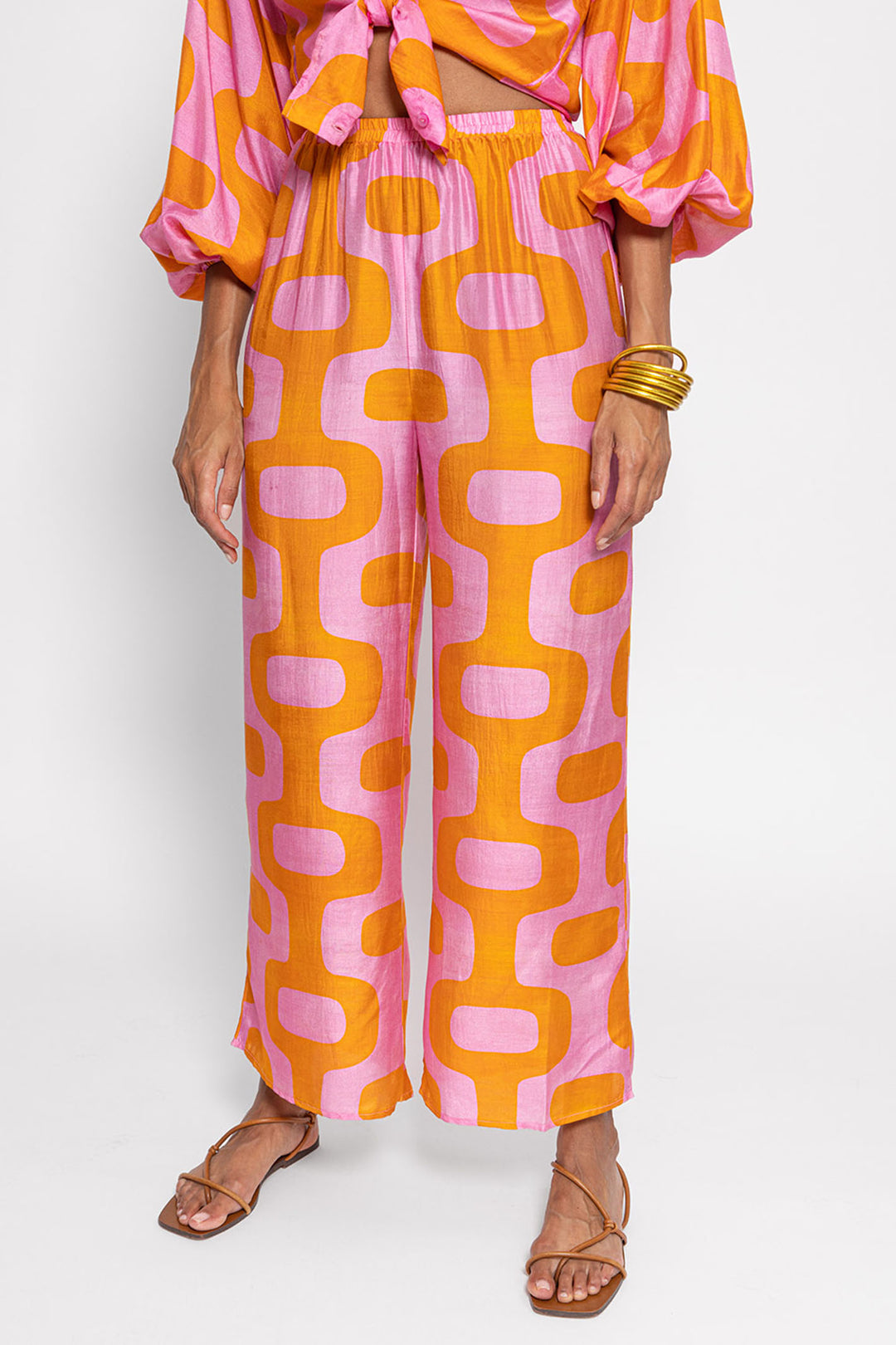 Sundress S24063 Joe Lima Print Trousers - Olivia Grace Fashion