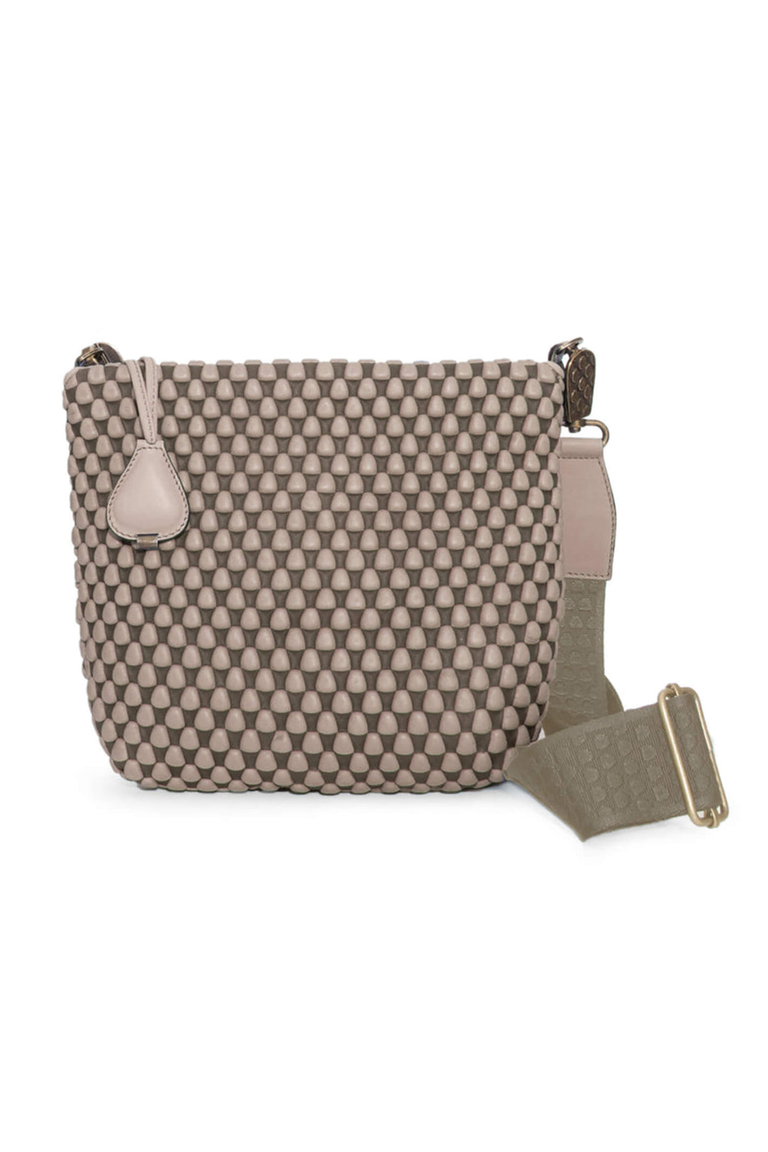 Tissa Fontaneda B103S-ST3 Liberty Small Ash Grey Nappa Bubble Bag - Olivia Grace Fashion
