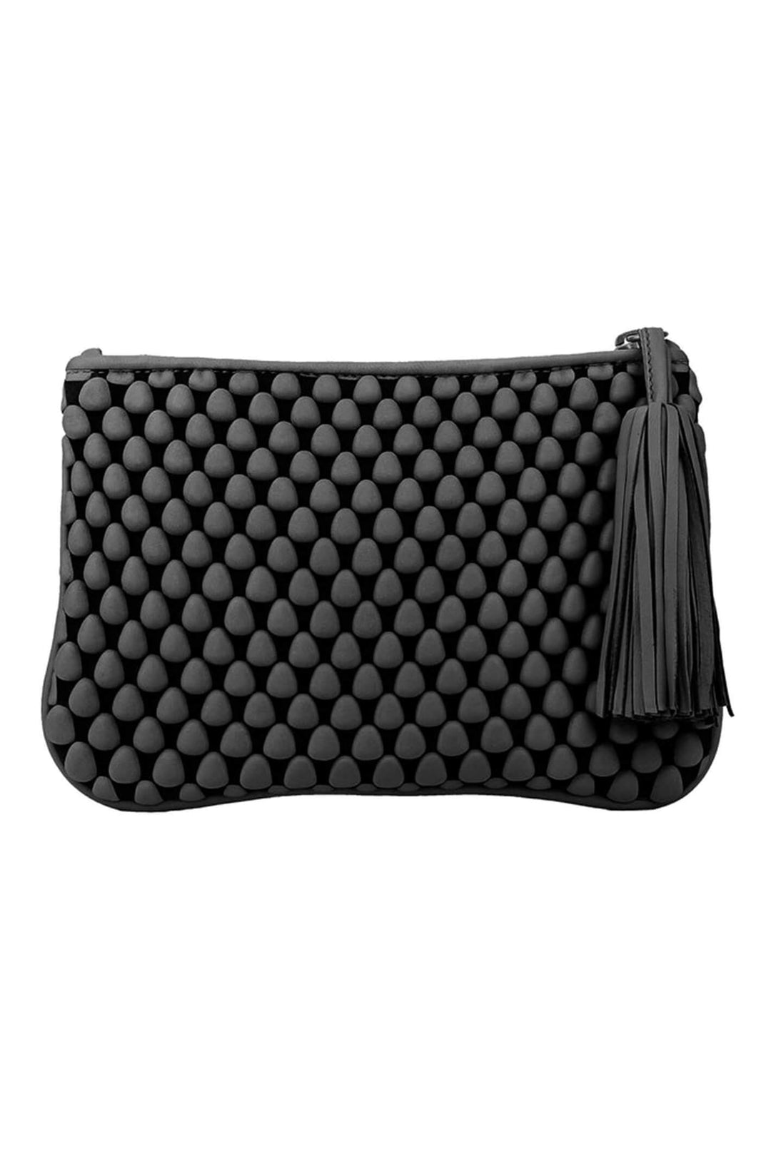 Tissa Fontaneda H08L Pochette Large Black Nappa Leather Bubble Bag - Olivia Grace Fashion